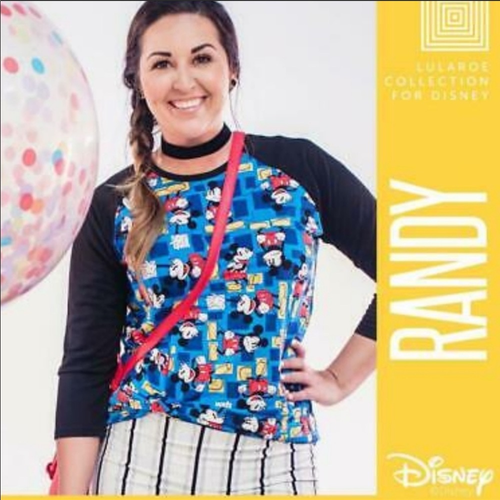 Mickey Mouse Randy raglan Lularoe - Picture 3 of 3